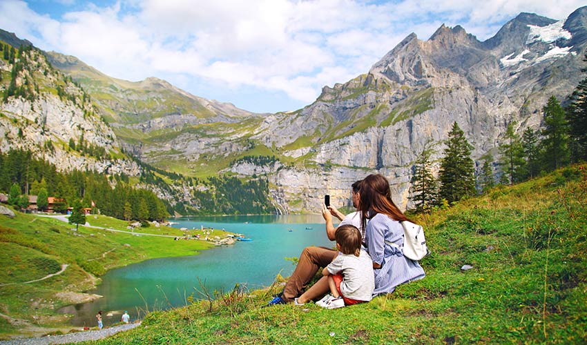 Vacances d'été en famille à la montagne