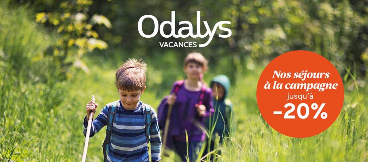 Promotion à la campagne avec Odalys-Vacances