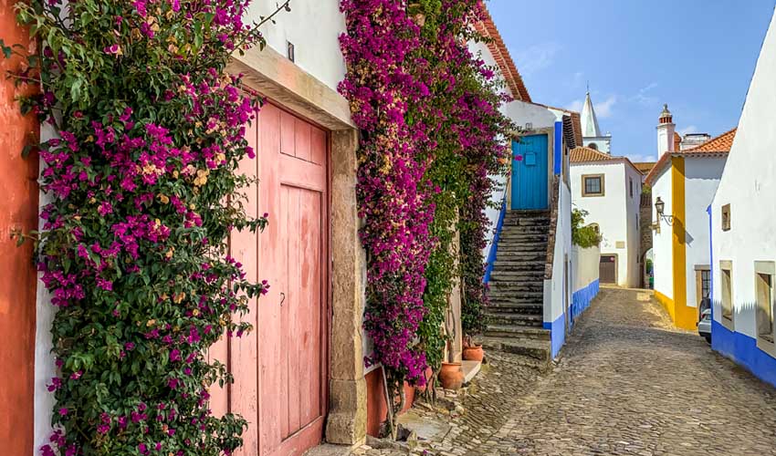 portugal pas manquer obidos village