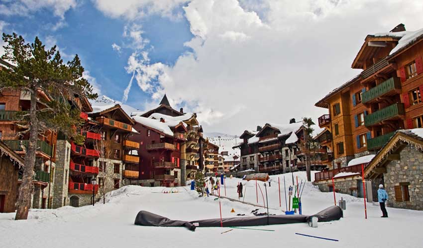 travelski ski debutants station les arcs
