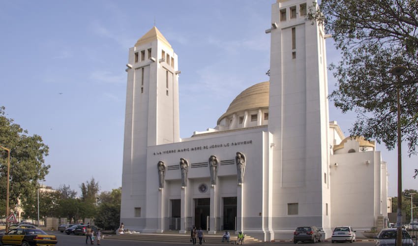 Cathédrale du Souvenir à Dakar.