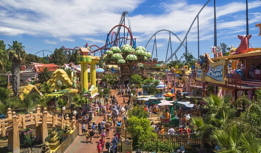 Parc de loisirs Port Aventura en Catalogne (Espagne)
