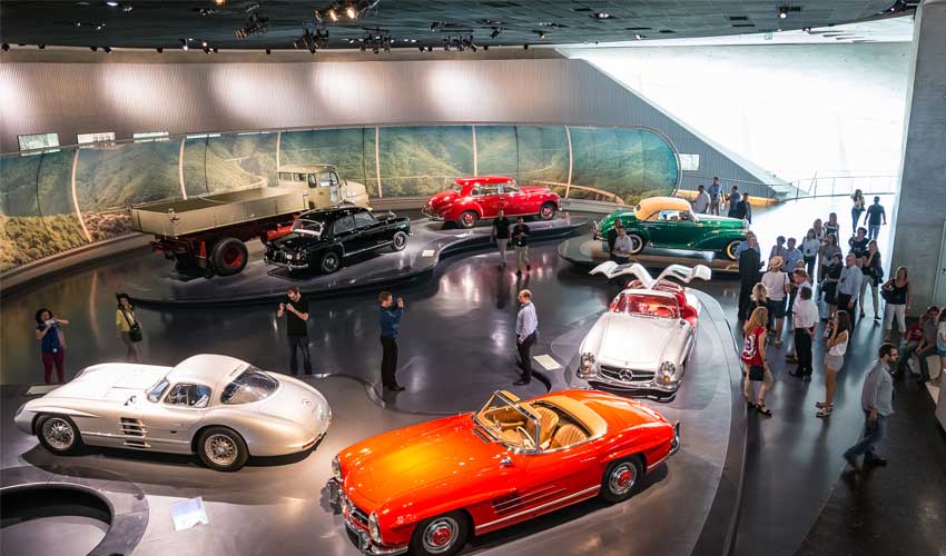 Visite guidée au musée de Mercedes en Allemagne