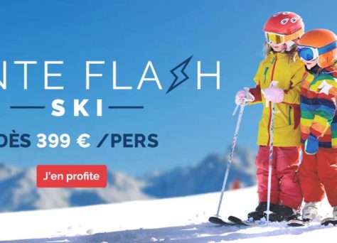 Vente flash Travelski : séjour tout compris (location + skipass + matériel) dès 399€/pers