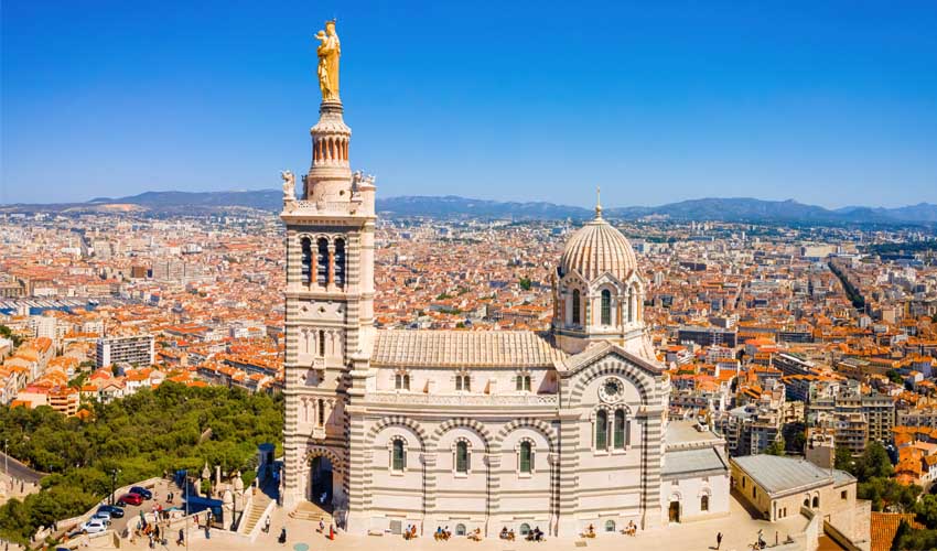 Visite de la basilique Notre Dame de la Garde de Marseille