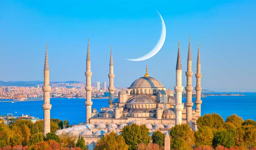 Visiter la mosquée bleue en Turquie en famille