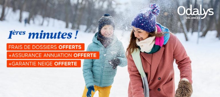 Vacances d'hiver : réservez tôt avec l'annulation gratuite sur Odalys-Vacances