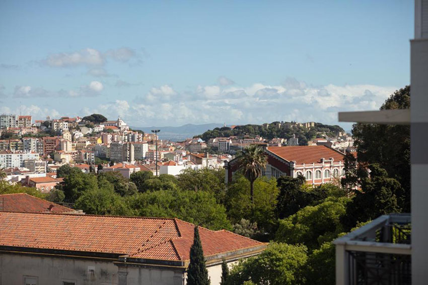Vue du Neya Lisboa Hôtel