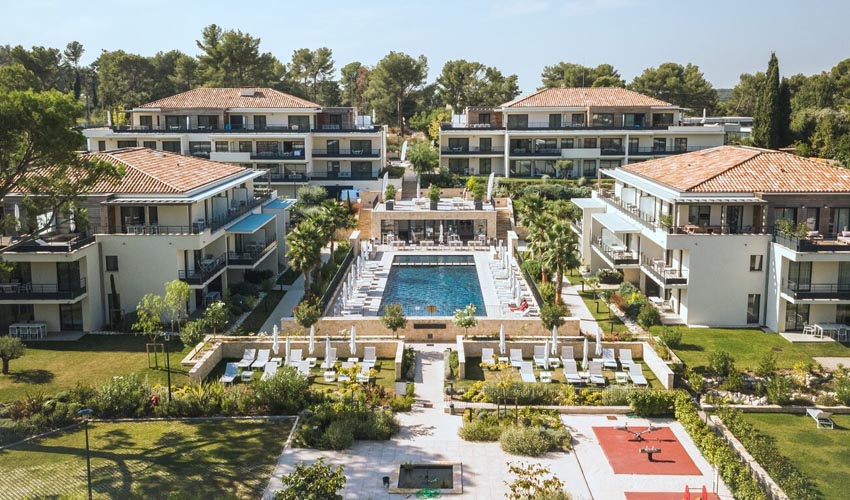 Evancy Côte d'Azur vue de dessus