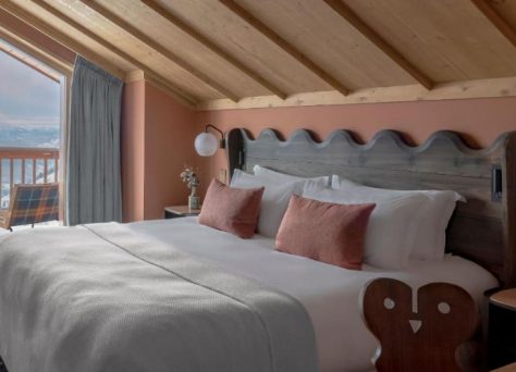 Le Coucou Méribel : chambre jusqu'à 4 personnes