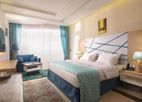 Gravity Hotel & Aqua Park Hurghada : chambre jusqu'à 3 personnes