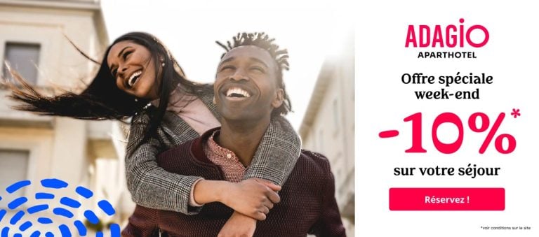 Offre spéciale week-end : -10% sur votre séjour avec Adagio
