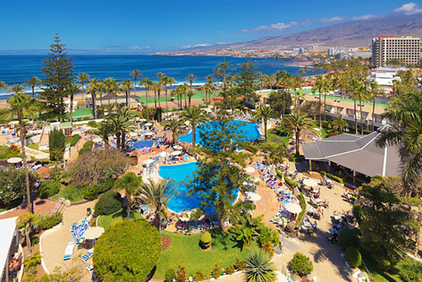 Hotel h10 las palmeras vue sur mer