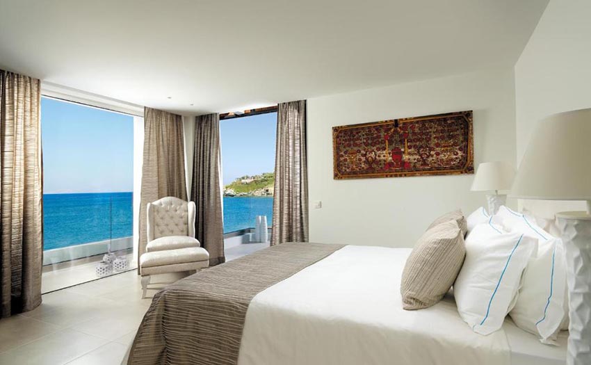 Club Framissima Premium Out of the Blue Resort vue sur la mer depuis une chambre 