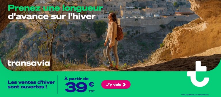 Ouverture des ventes hiver 2026 : votre billet d’avion à partir de 39€