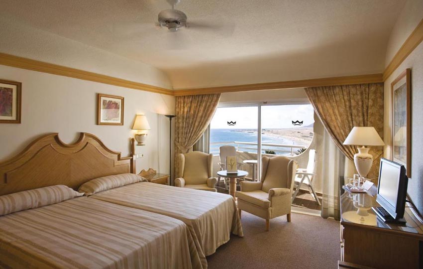 Hôtel Riu Palace Tres Islas chambre avec balcon vue plage
