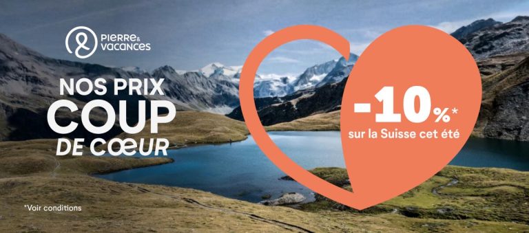 En ce moment : -10% sur la Suisse en Résidence Premium Pierre & Vacances