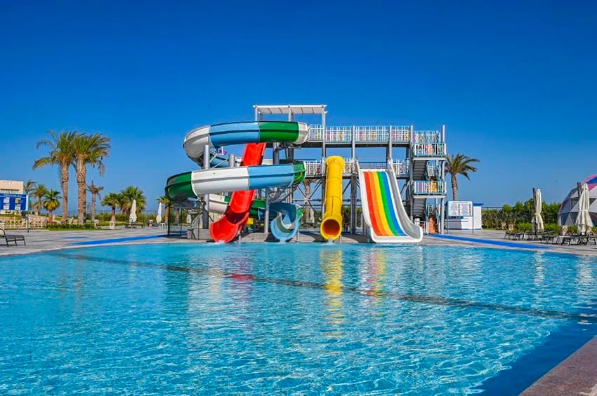 Sataya Resort Marsa Alam toboggans colorés