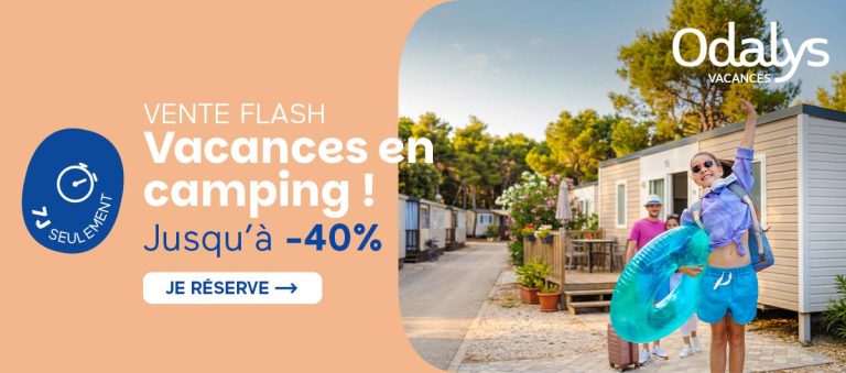 Vacances d’été : jusqu’à -40% sur les campings