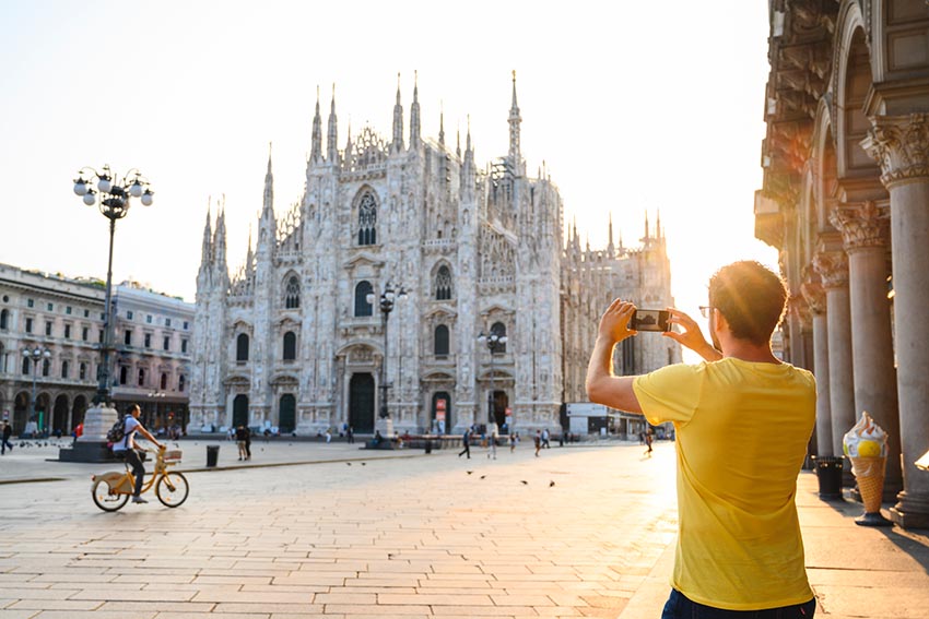 Visite de Milan en mai