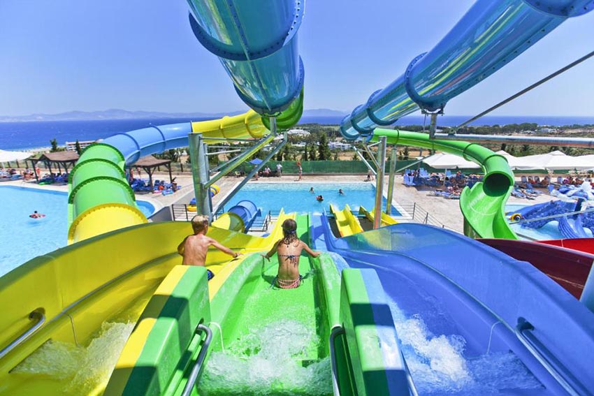 Kipriotis Aqualand Hotel by Anayia grands toboggans aquatiques colorés