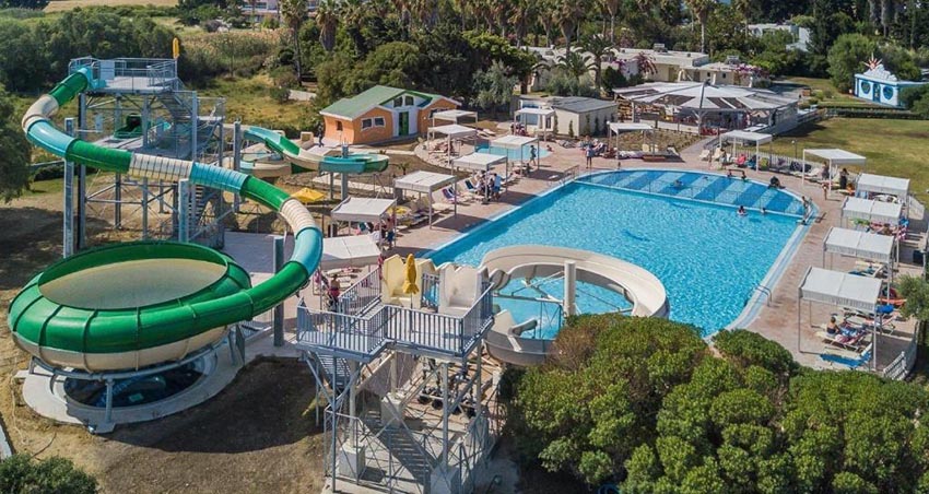 Kipriotis Village Resort vue sur le parc aquatique 