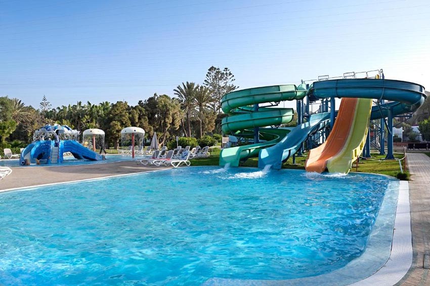 Valeria Jardins d’Agadir Resort vue sur le parc aquatique de l'hôtel 