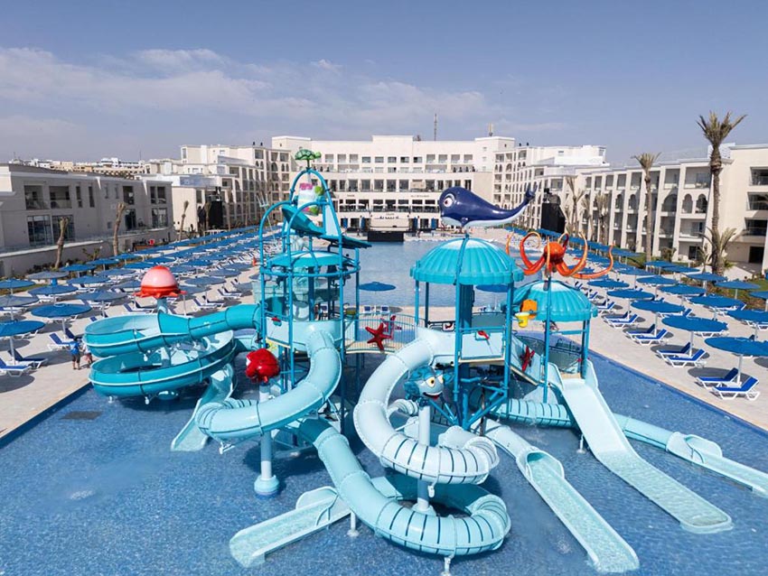 Pickalbatros Palais des Roses Agadir grande structure aquatique pour enfant